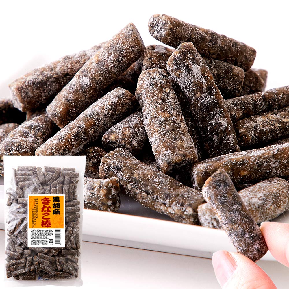Amazon.co.jp: 天然生活 黒胡麻きなこ棒 (500g) きな粉棒 きな粉
