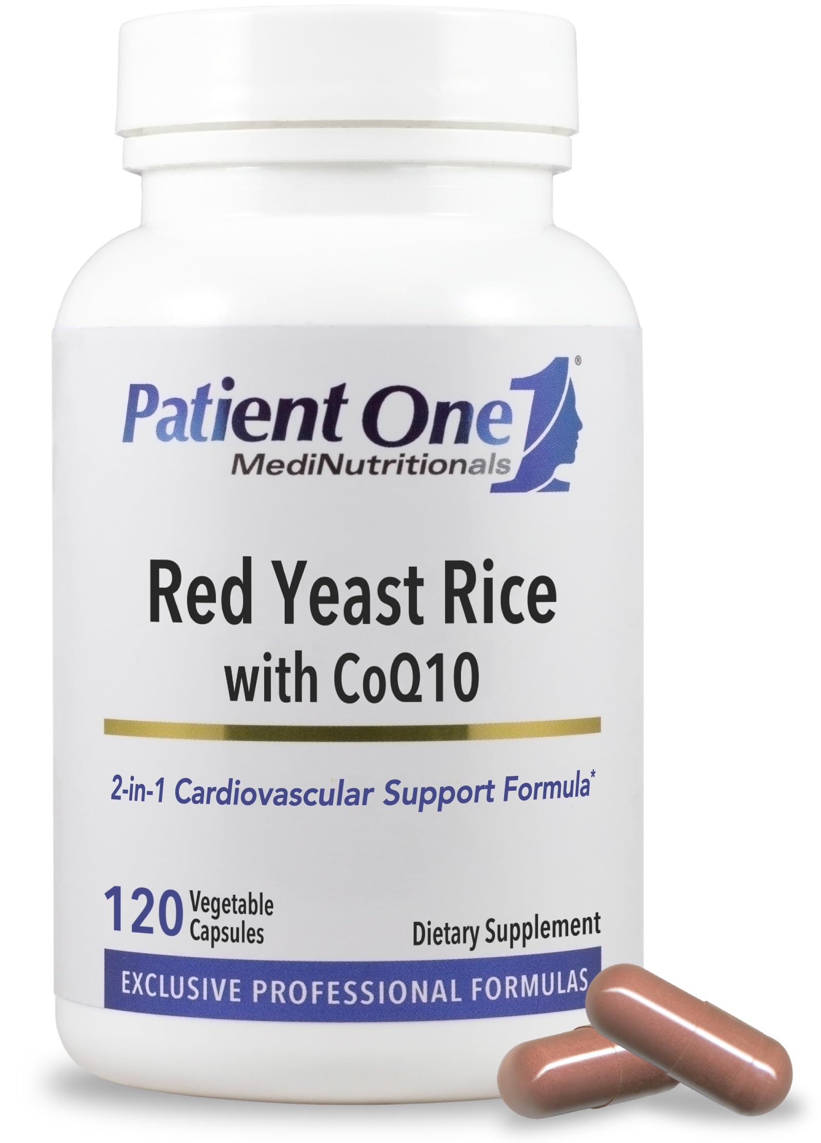Red Yeast Rice with CoQ10 | Supplement to Support Heart Health and Healthy Lipid Metabolism* | 600 mg RYR and 50 mg CoQ10 | 120 Capsules