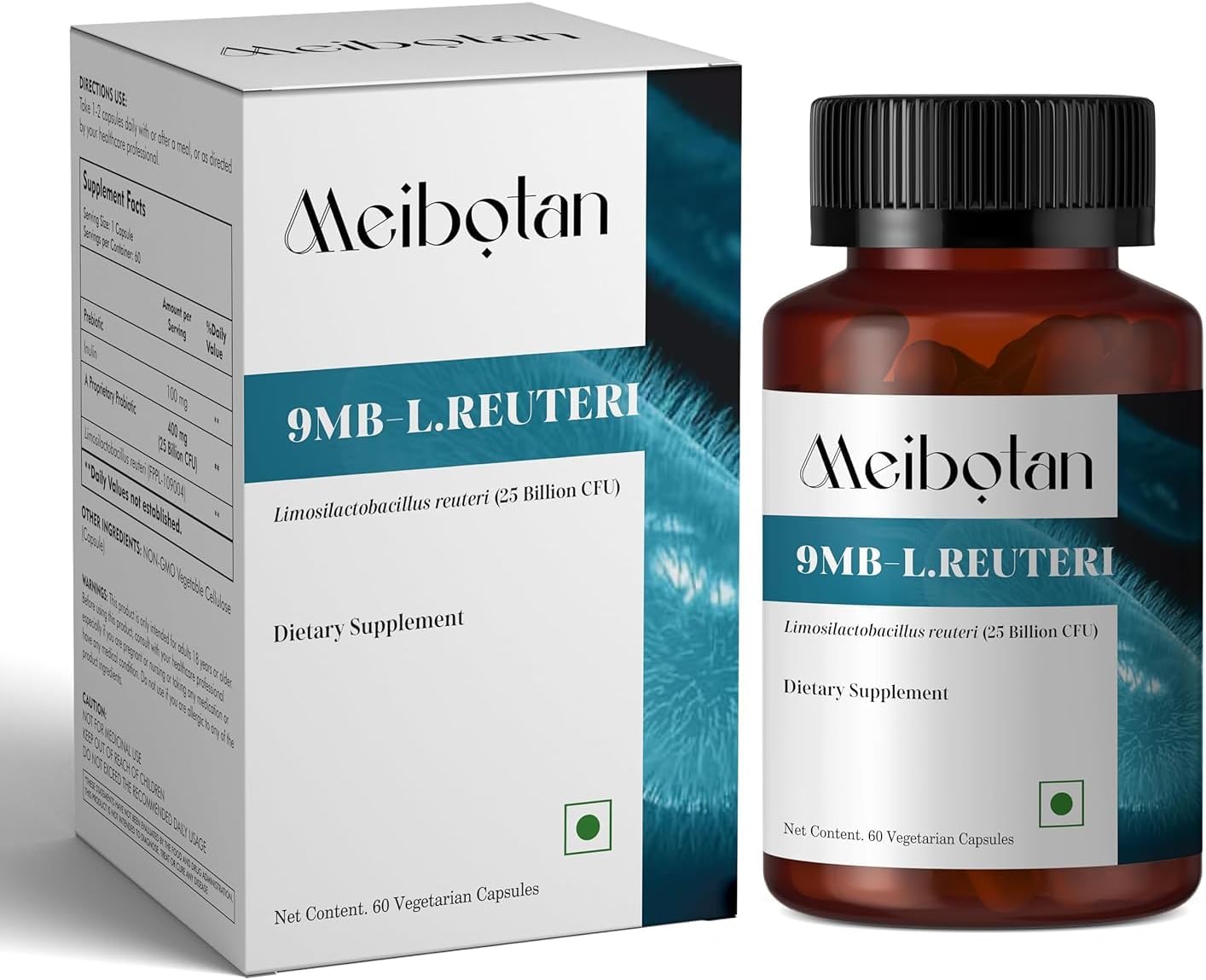- Limosilactobacillus reuteri 25 Billion Support Digestion & Gut Health | For Both Men & Women- 60 Veg Capsules.