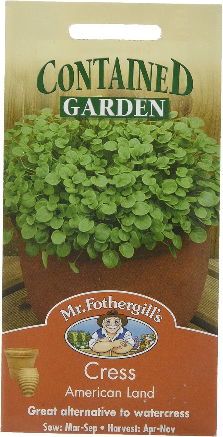 Mr Fothergills Grow Your Own Home Salad Vegetables Cress American Land Seeds