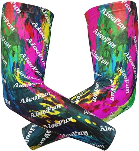 Miniatura 6 de Acuarela Limón Enfriamiento Brazo Mangas Cubierta UV Protección Solar para Mujeres Golf Brazo Mangas 1 Par