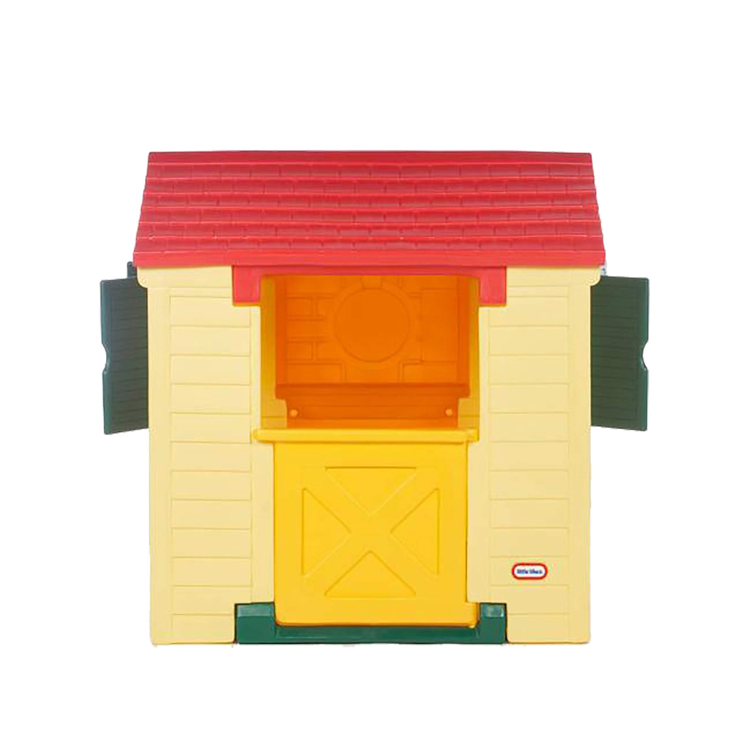 Little Tikes My First Playhouse - Domek dla Przedszkolaków w Podstawowych Kolorach - Do Zabawy w Domu i na Zewnątrz - Dla Dzieci w Wieku 3+