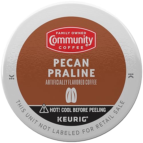 Miniatura 2 de Community Coffee - Cápsulas de café individuales sabor Pecan Praline (praliné de nuez), tostado medio, para cafeteras Keurig K-Cup (1 caja de 32