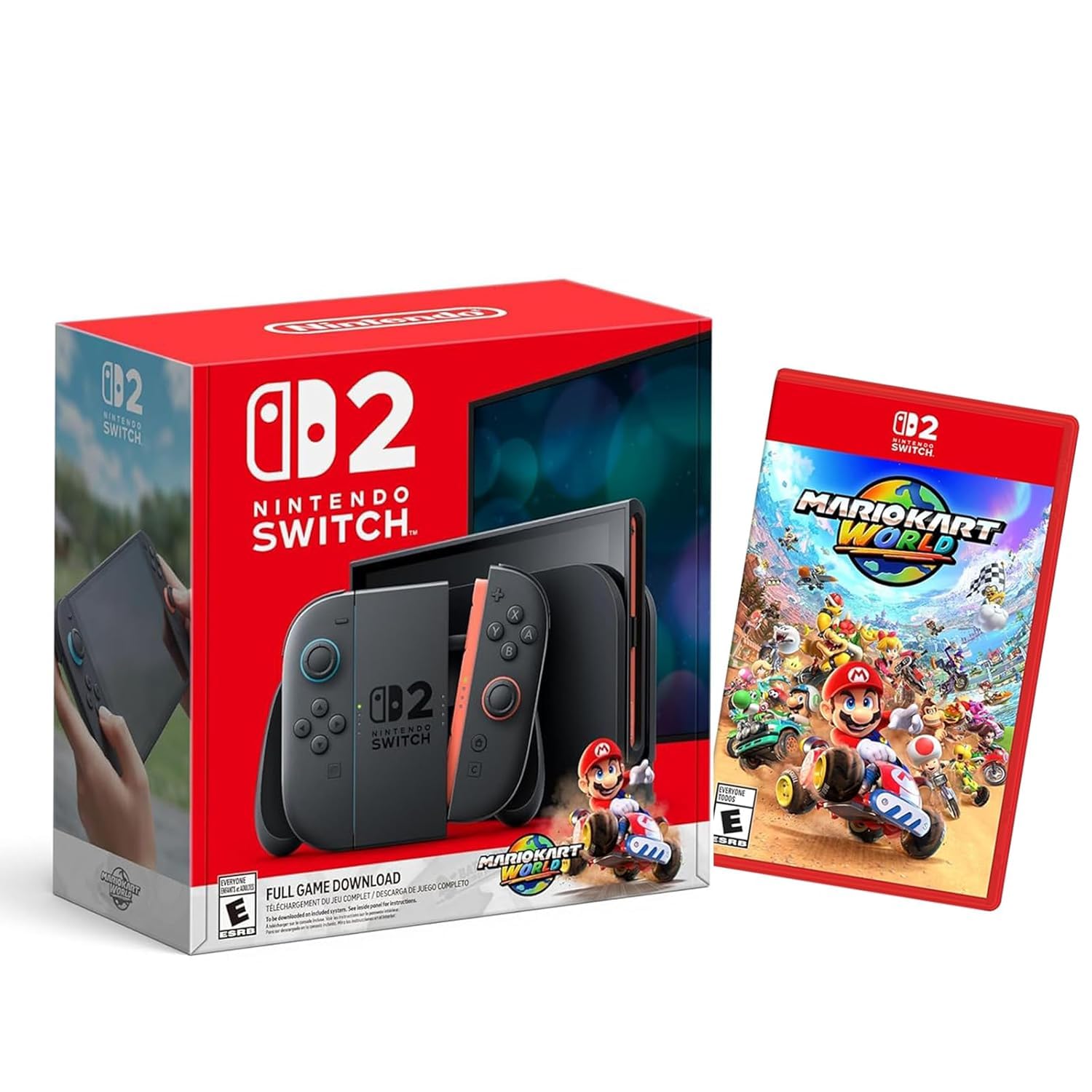 Amazon.com: Nintendo Switch 2 + Mario Kart World Bundle with Bonus