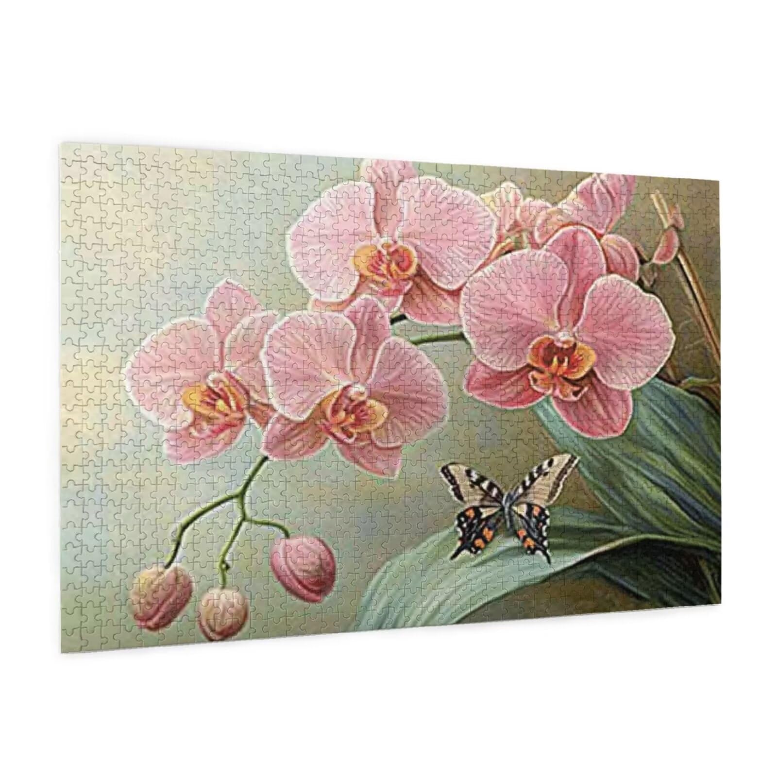 Puzzle kwiatowe, 6000 elementów, różowe puzzle dla dorosłych, z pudełkiem na prezent, "zrób to sam", duże drewniane puzzle dla dorosłych, gra zręcznościowa dla całej rodziny, prezenty dla kobiet, 105