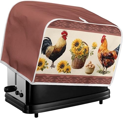 Vista 179 de Cubierta para tostadora de cocina, protector para hornear se adapta a la mayoría de tostadoras estándar de 4 rebanadas, mantiene la tostadora libre