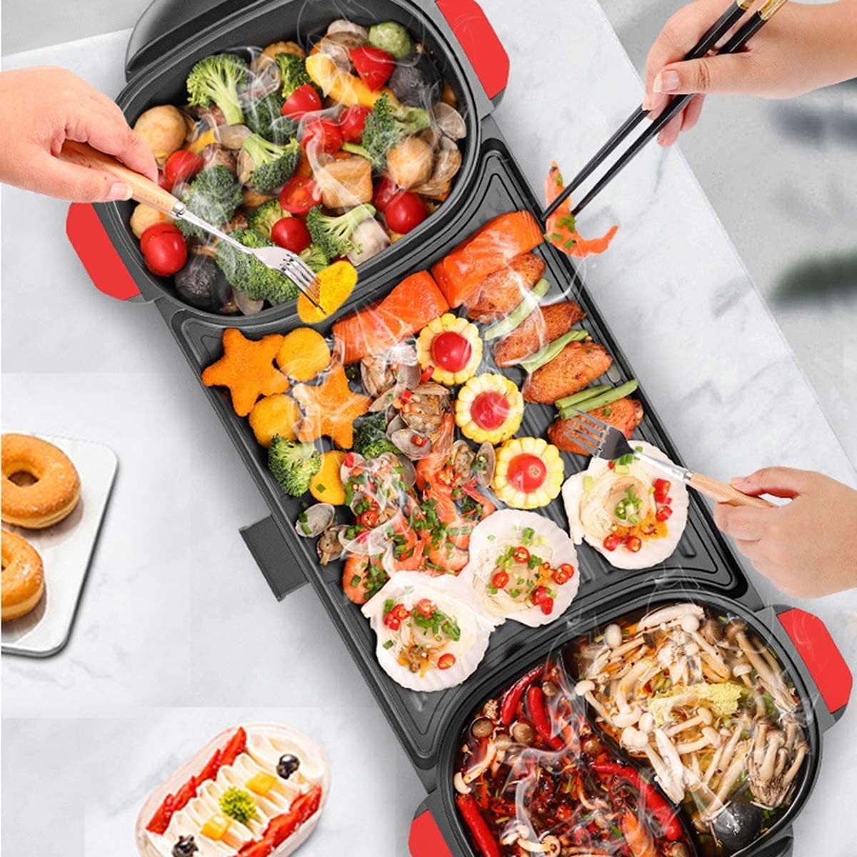 The Best Indoor Smokeless Grill Review 2 71vtnkOTdiS