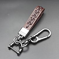 Vista 3 de Microfiber Leather Car Keychain, Suitable for Buick, Ford Leather keychain wristlet Universal for Men and Women