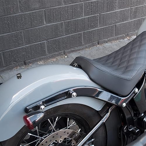 Miniatura 6 de Street Glide Sportster Perno de asiento para Harley, tornillo moleteado para guardabarros trasero de motocicleta Dyna Sportster Softail Road Glide