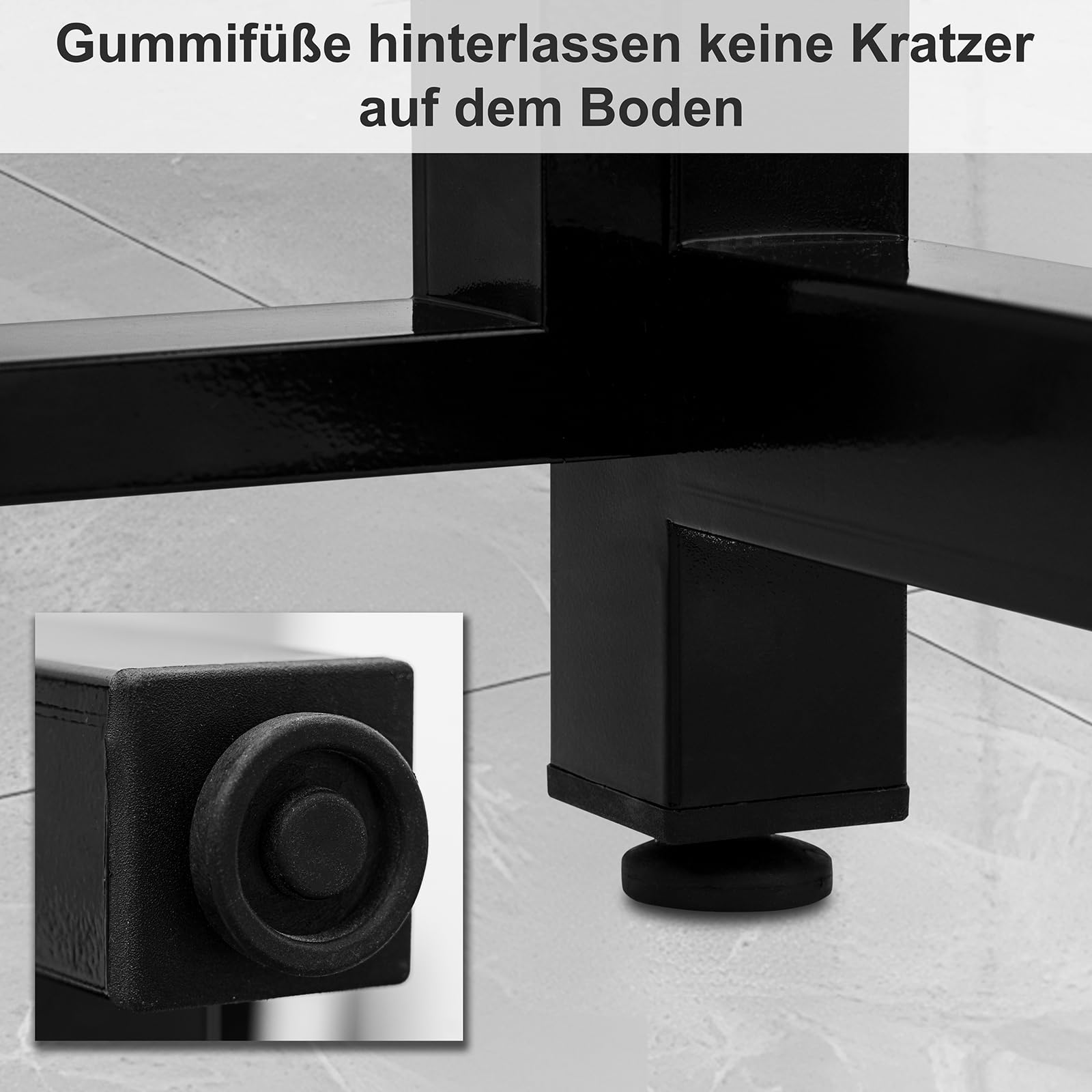 Waschmaschinenschrank, über dem Waschmaschinenregal, 3 Höhenverstellbar, Tragfähigkeit 300 kg, Schwarz