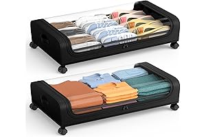 AUING Under Bed Clothes Storage