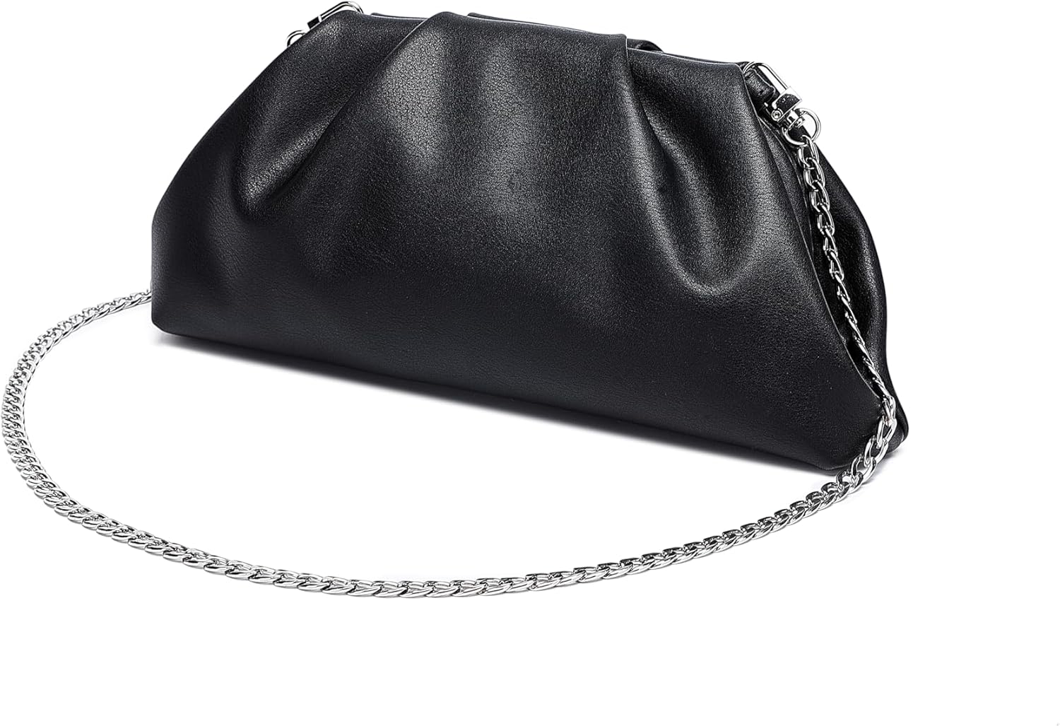 Soft PU Leather Clutch Purses for Women Formal Elegant Luxurious Evening Bag - Image 9
