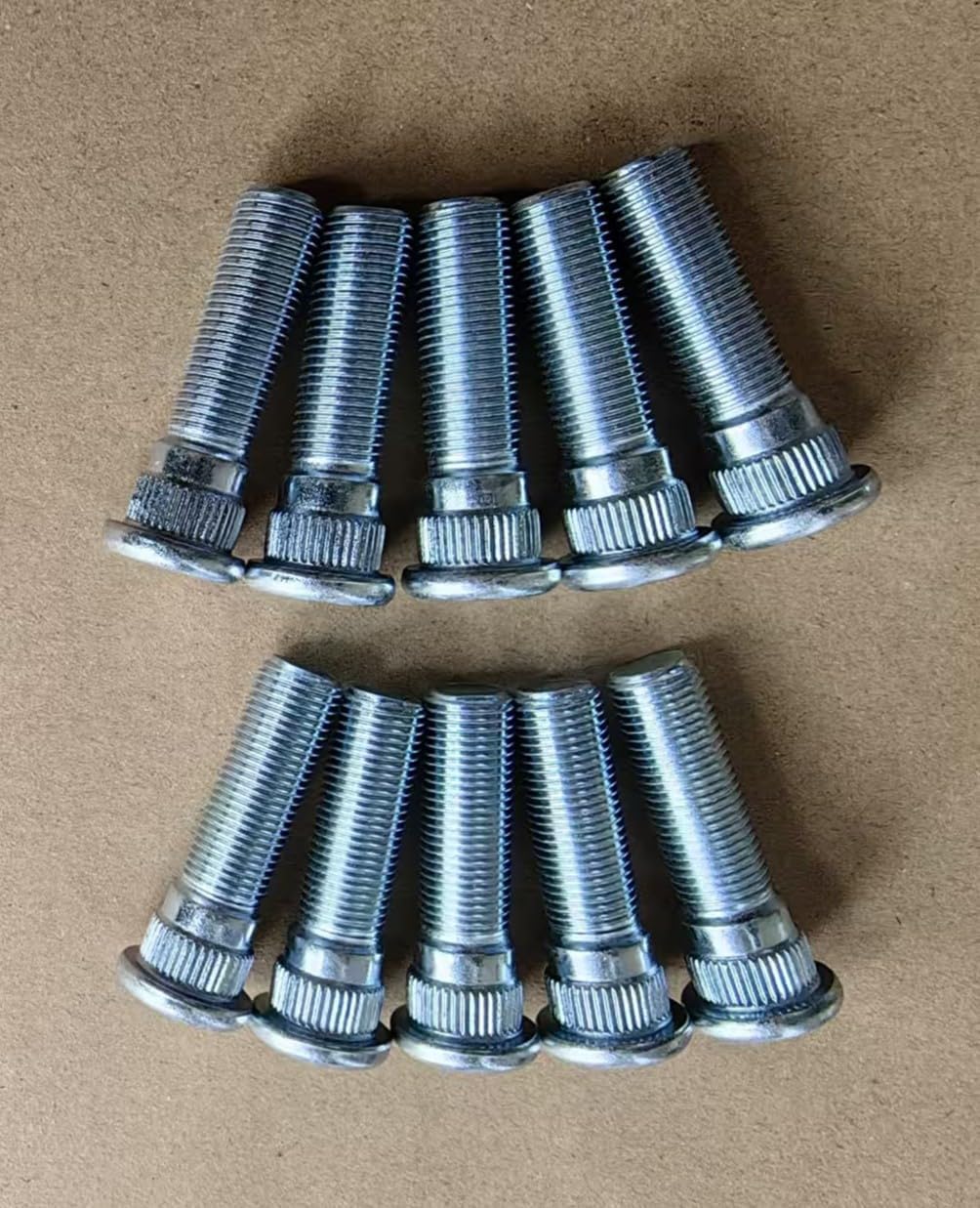 10pcs Front Wheel Studs 610-449 1/2-20 0.625 in. Knurl 1.93 in. Length Replacement for Jeep Cherokee & Grand Cherokee 2000-2001, TJ 1997-2006, Wrangler 1999-2006