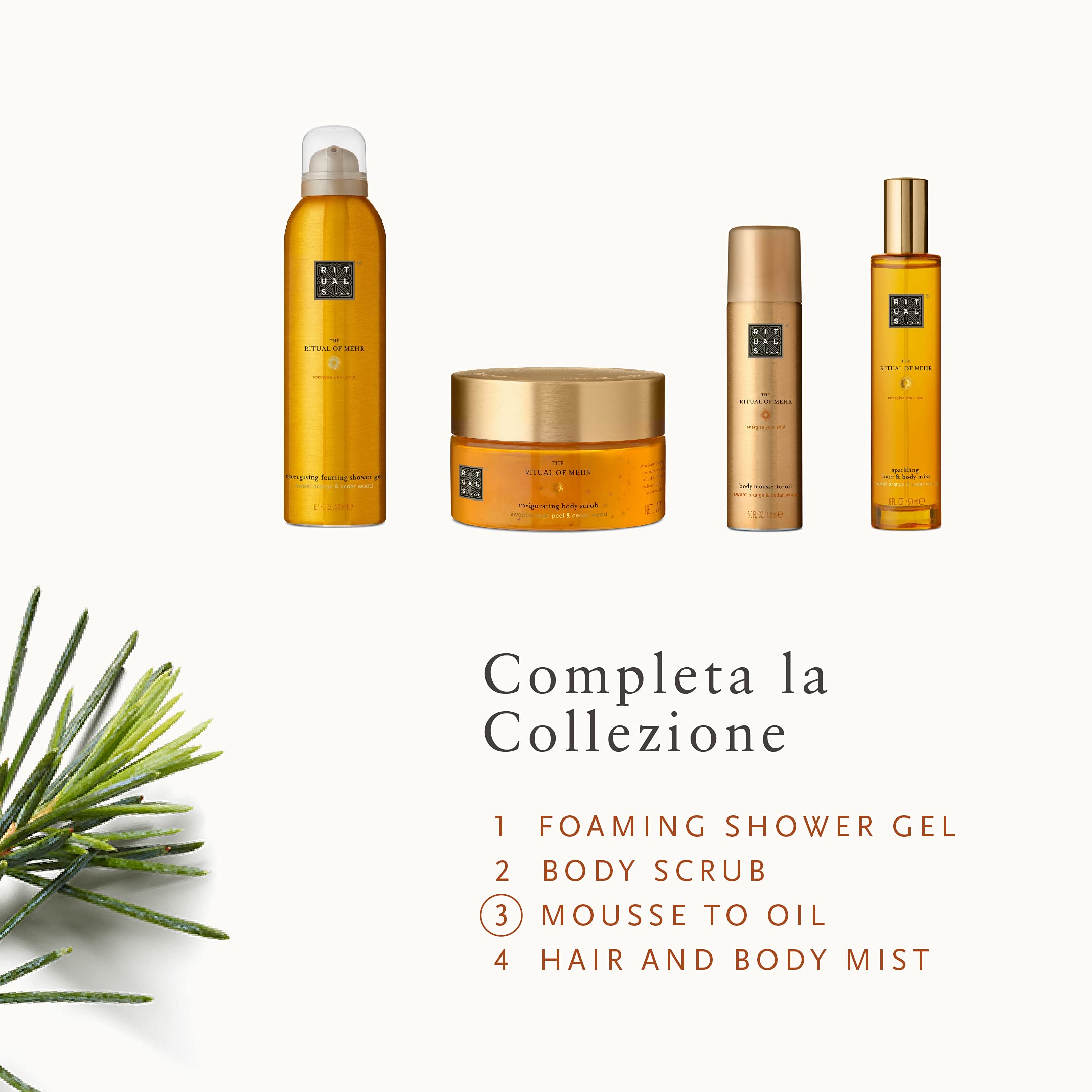 Rituals The Ritual of Mehr Mousse Corpo Che Si Trasforma in Olio 150 ml