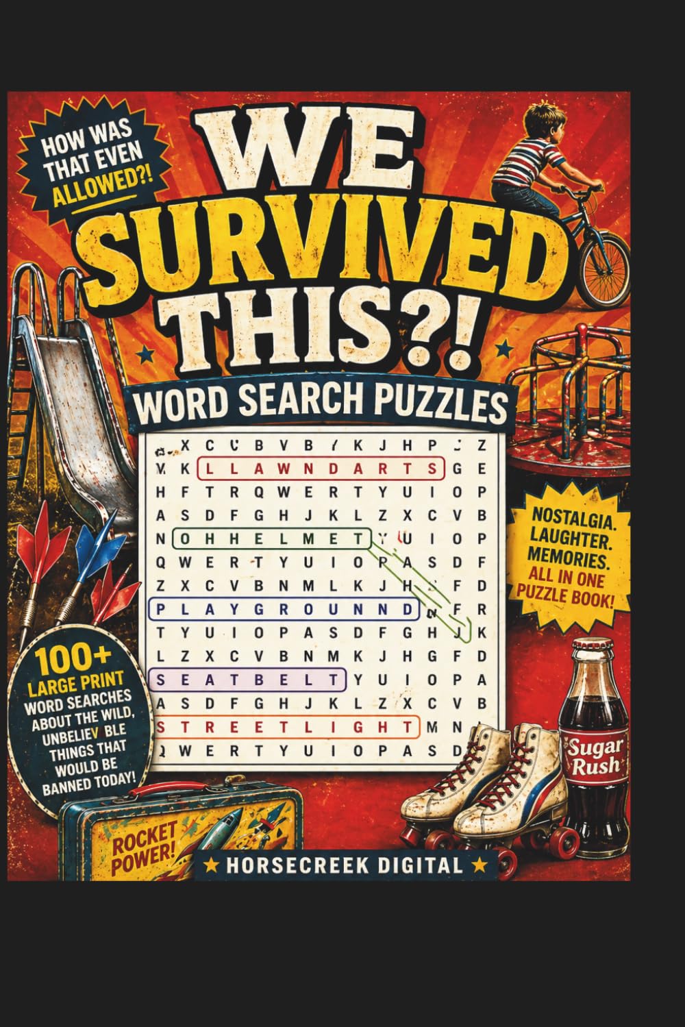 We Survived This?! Word Search Puzzles: 150 Word Searches About the Wild, Unsafe, and Unbelievable Things That Would Be Banned Today