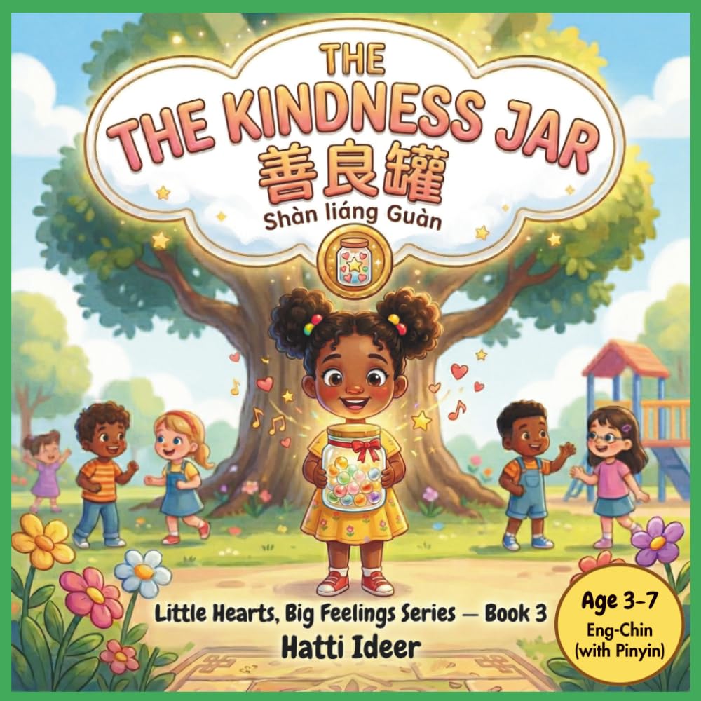 The Kindness Jar 善良罐: A Bilingual Chinese-English Children’s Story About Kindness with Pinyin, SEL Activities & Certificate (Little Hearts, Big Feelings Series Book 3 / 小心灵，大感受 系列第三册)