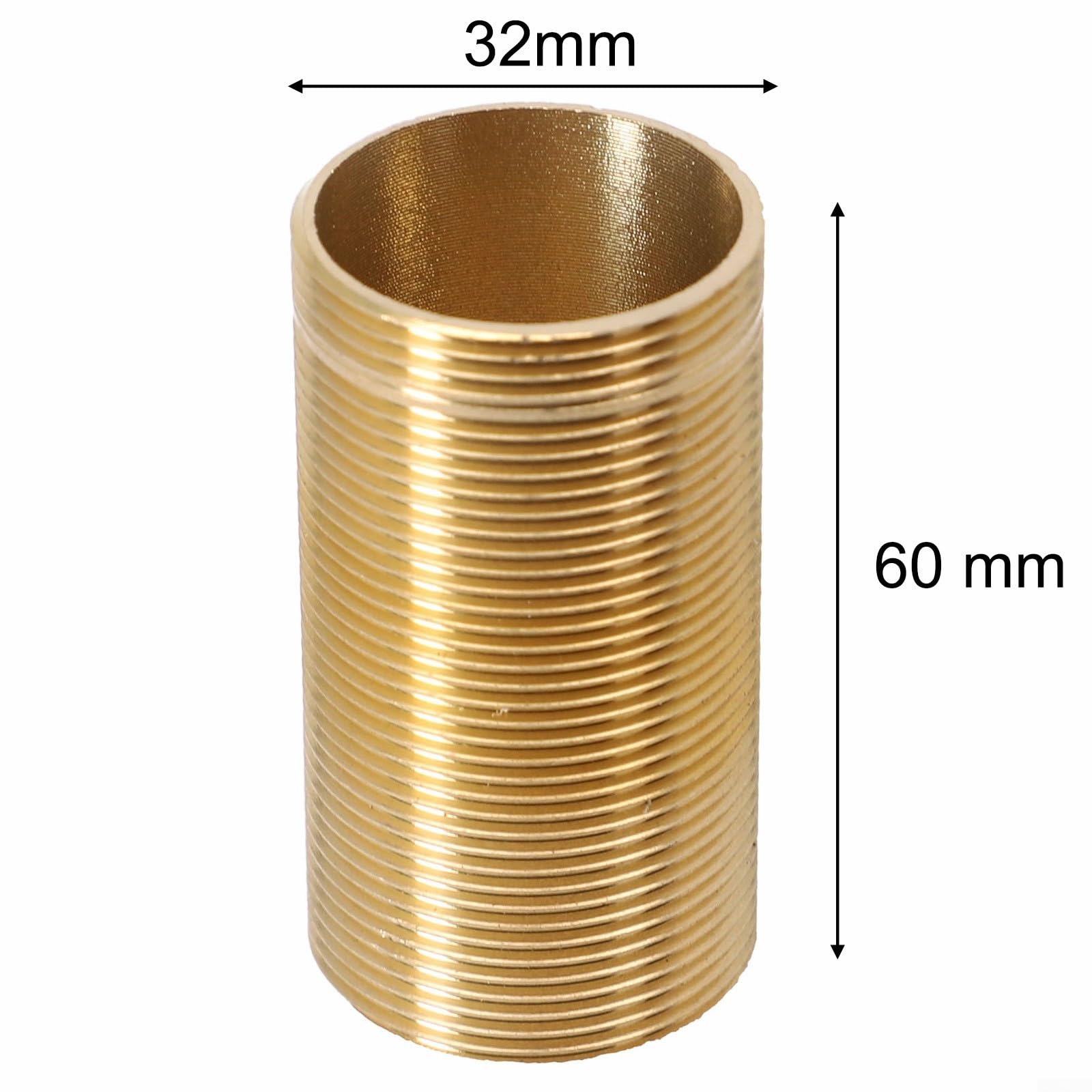 Kit di fissaggio per rubinetto, dadi lunghi, prolunga per rubinetto, tubo filettato, parti di ricambio con rondelle per rubinetto, kit di riparazione per rubinetto (M32-60 mm)