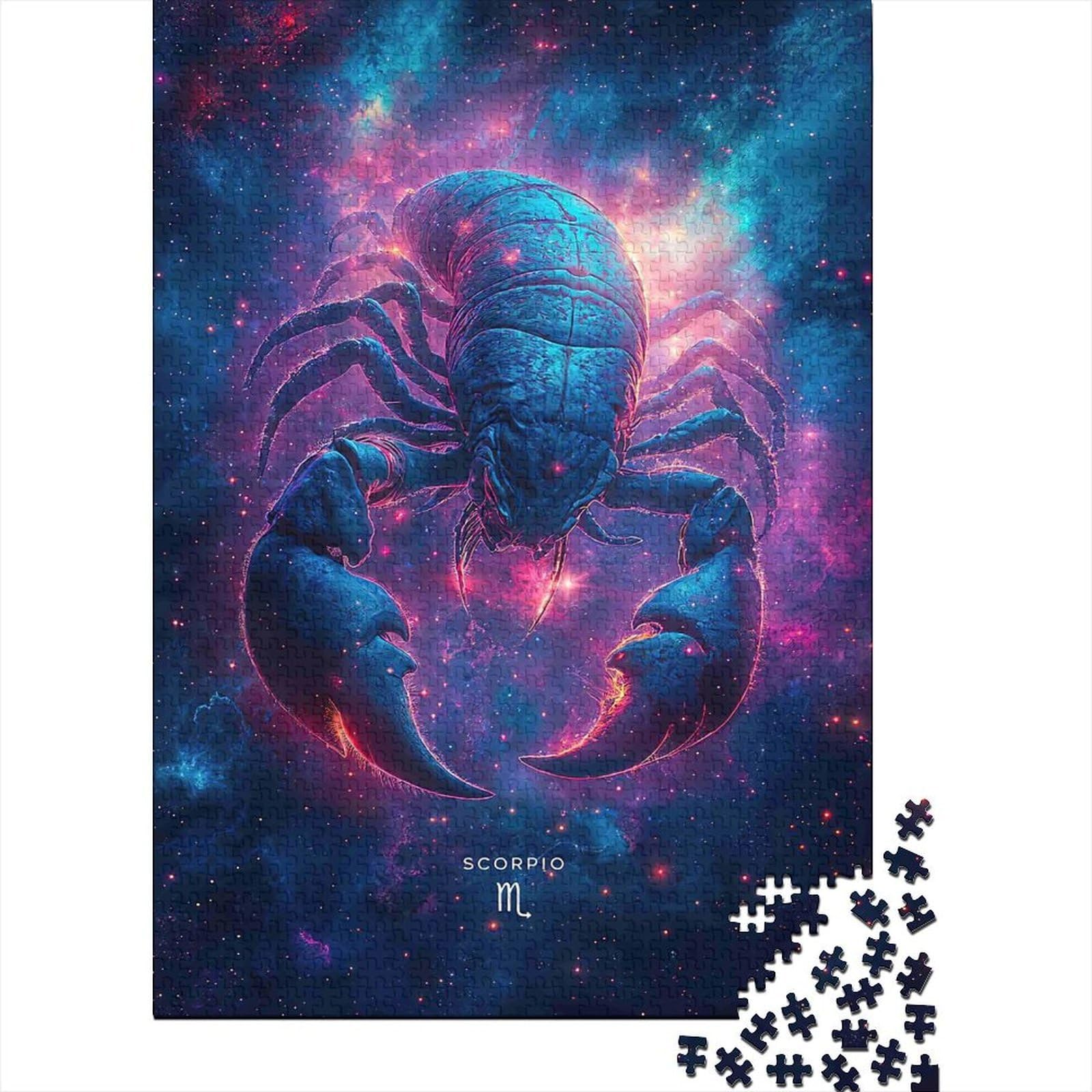 1000 Pieces Puzzle For Adults Scorpion Galaxy Space Premium Paper