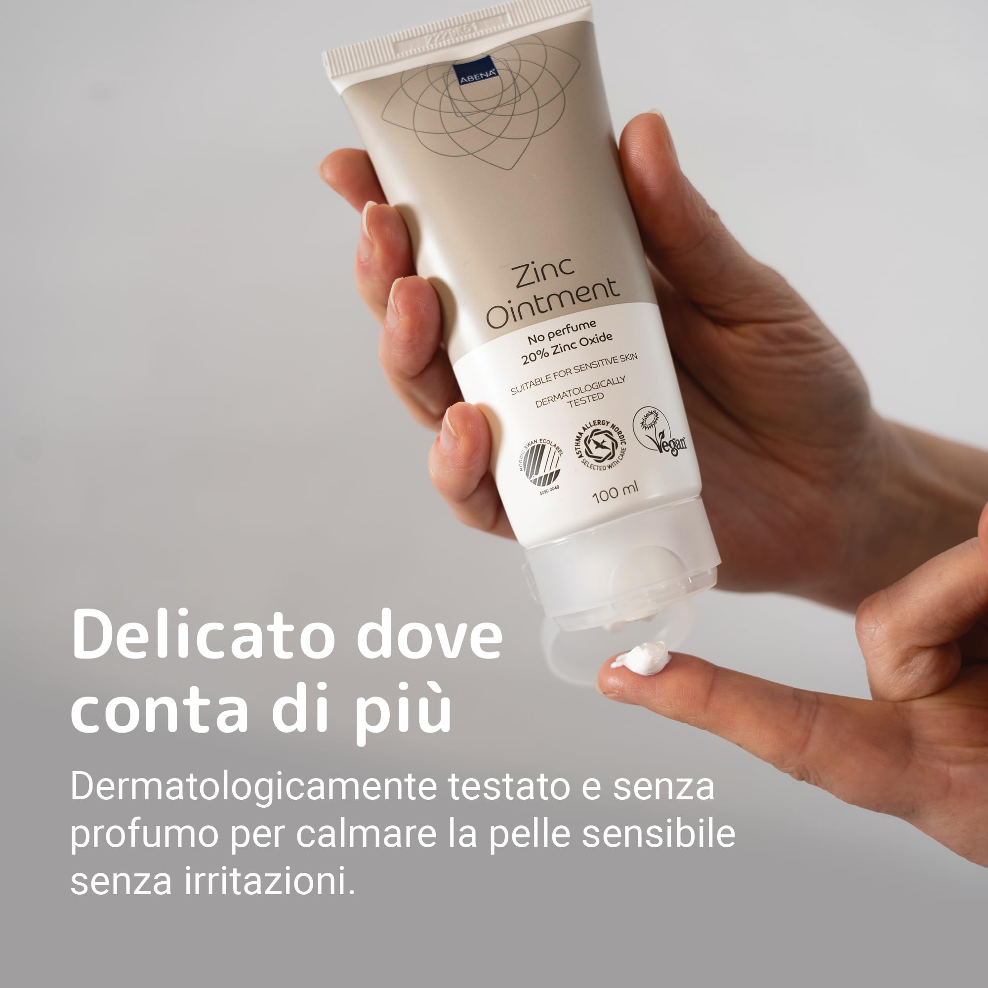 ABENA Zinco unguento 100 ml 20% ossido di zinco barriera protettiva pelle