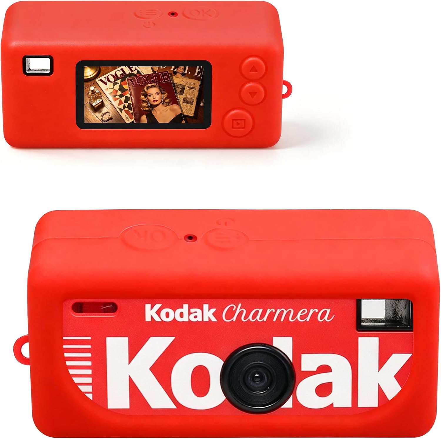 Canboc Silicone Case for KODAK CHARMERA Keychain Digital Camera Blind Box