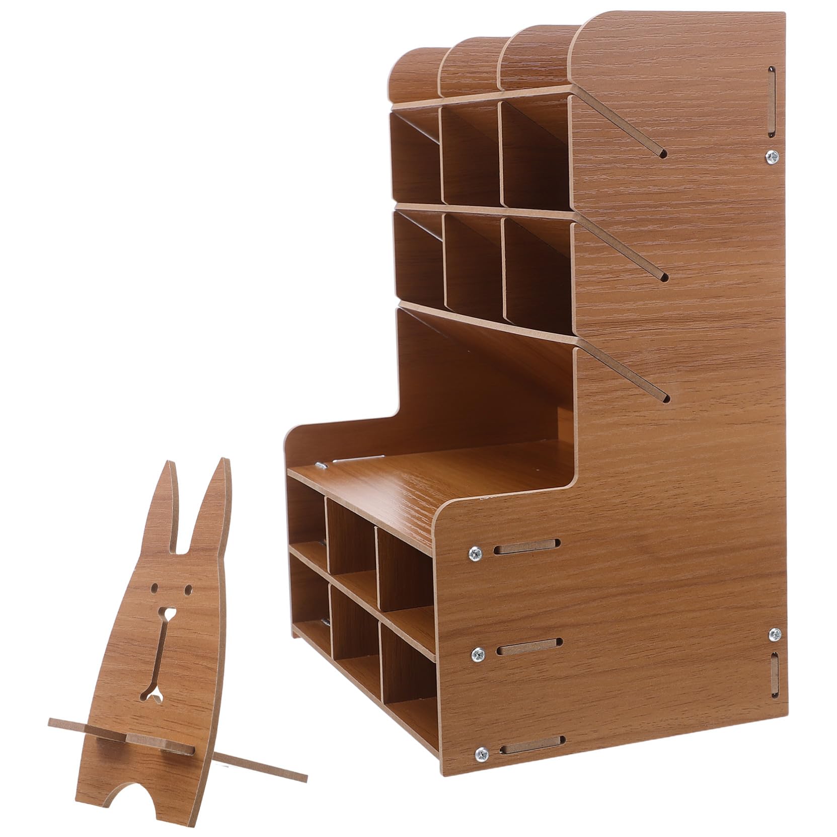 Rangement stylos et crayons en bois pour éliminer le désordre sur votre bureau