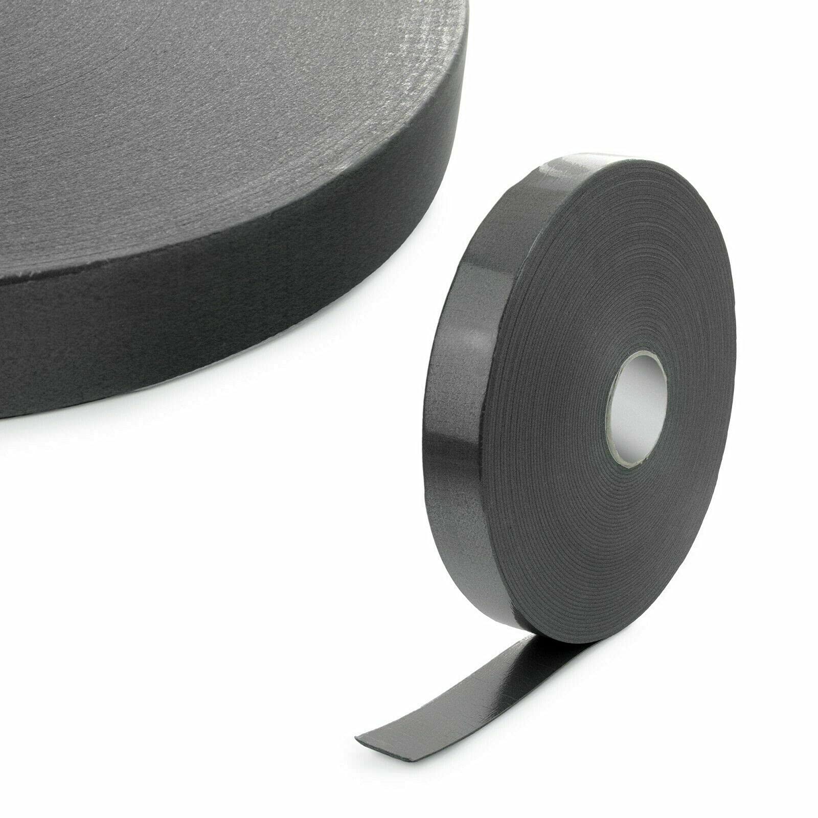 DQ-PP Cinta selladora para uñas, 60 mm x 3 mm, 2 rollos (60 metros), cinta de separación, cinta grapadora, cinta selladora, autoadhesiva, cinta de clavo, perfil de soporte, espuma de polietileno