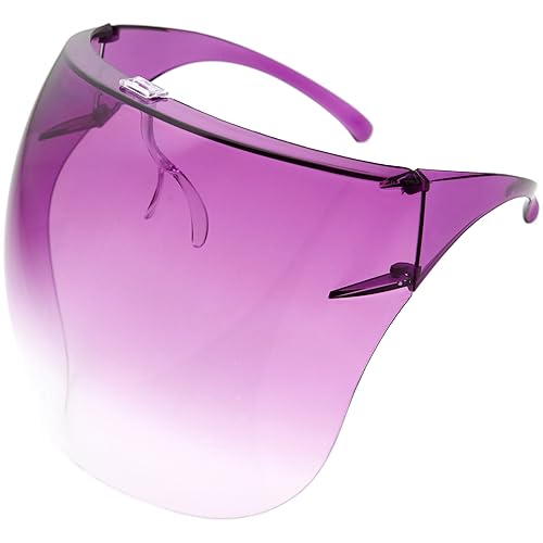Miniatura 2 de zeroUV Protector facial tintadoombré de cobertura completa, gafas de sol (antivahofiltro de luz azul) AmatistaDesvanecimiento