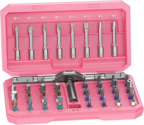 Kit de herramientas de destornillador magnético profesional 42 en 1, puntas de precisión multifuncionales para PC, cámara, teléfono inteligente,