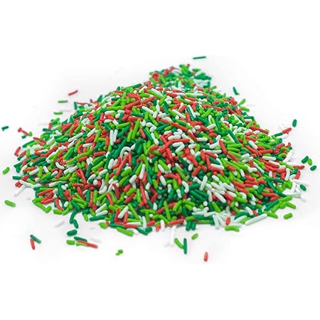 Christmas Sprinkles - Holiday Sprinkles For Baking And Decorating - A Variety Of Bulk Sprinkles Sure To Fit Every Baking Need For The Holidays - 4 Ounce Variety (Mistletoe Magic)