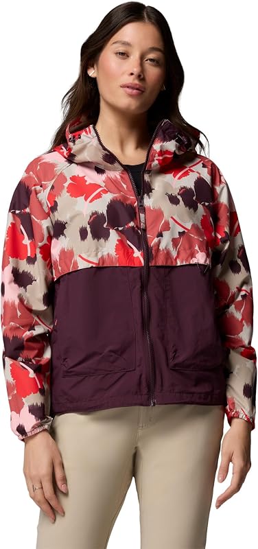Cortavientos estampado Spire Valley para mujer