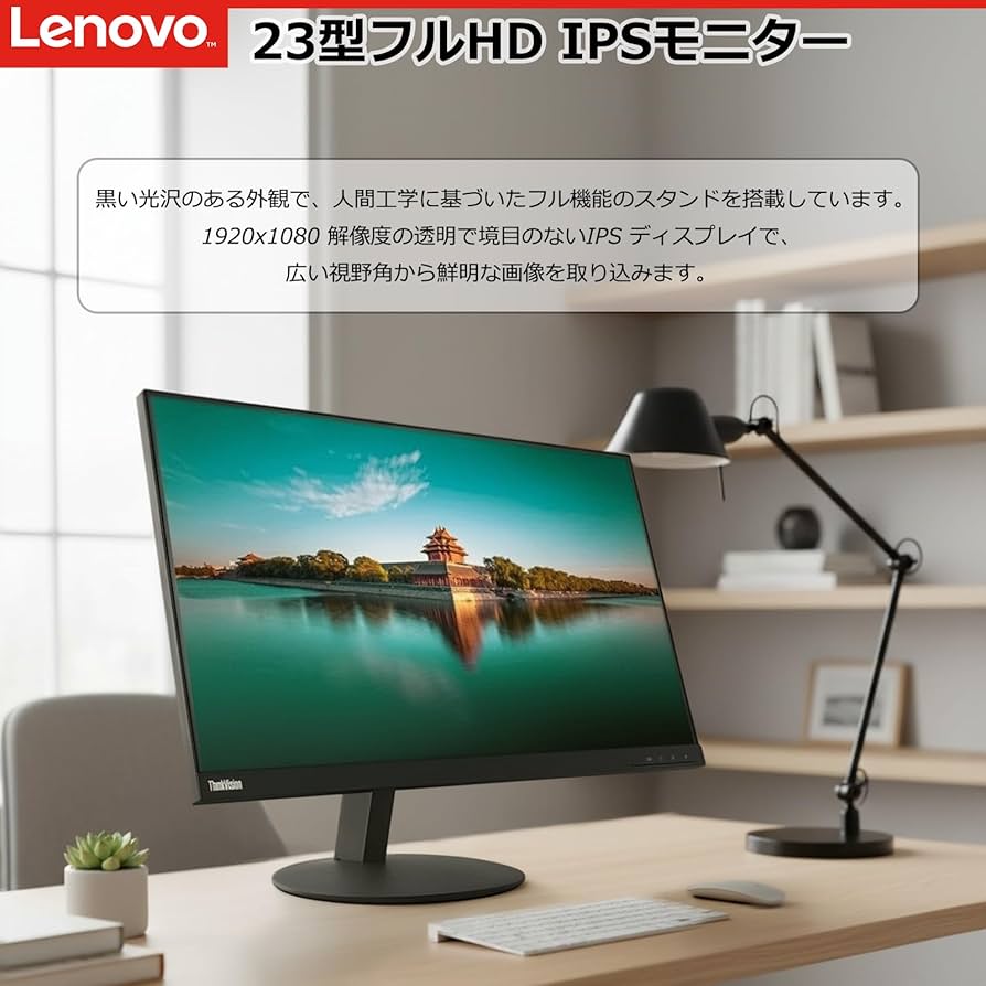 Amazon.co.jp: レノボ ThinkVision T23i-10 23型 モニター／IPS