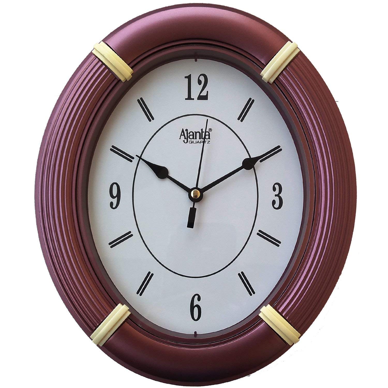 Ajanta Plastic Designer Analog Wall Clock (245 Cm X 205 Cm X 40 Cm, Red) (B07NWWQ158) Amazon Price History, Amazon Price Tracker