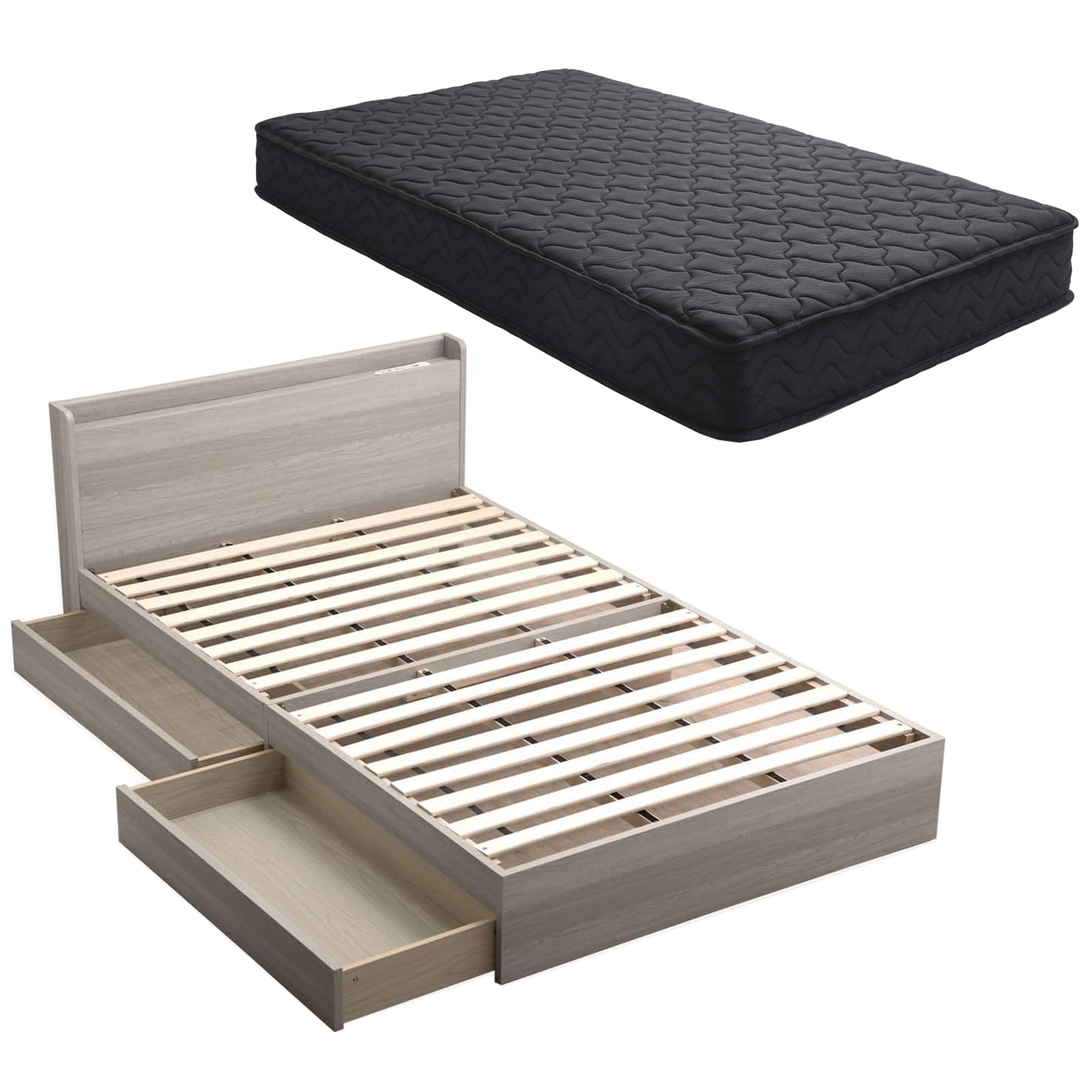 タンスのゲンSDマットレス タンスのゲン ベッド セミダブル 脚付きマットレス ポケット