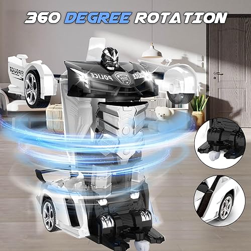 Miniatura 5 de Britik Transformar coche de control remoto - RC Cars, jc Negro