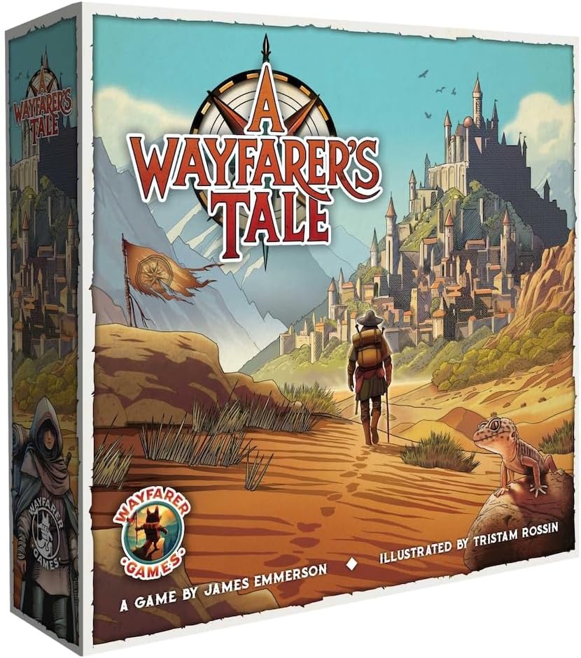 A Wayfarer’s Tale: The Journey Begins – Strategic Board Game for 1–4 Players, Ages 10+, 45–60 Minutes, with Narrative Solo Mode | A Map-Based Game of Exploration and Discovery for Friends and Family