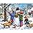 Bits and Pieces - Large 300 Piece Jigsaw Puzzle for Adults - Building a Snowman on a Snow Day - Winter Scene Jigsaw Puzzle by Artist Liz Goodrick - Dillon, Completed Puzzle Size: 18 x 24