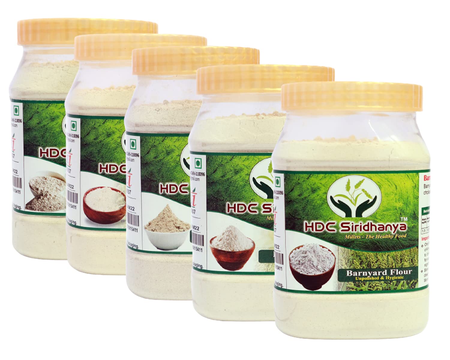 Buy Siridhanya unpolished & Hygienic millets Flour Combo Pack of 3Kg