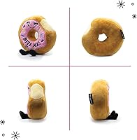 Vista 5 de Punchkins Donut Plushie - Bite Me Sassy Donut Plush, regalo para amigos, juguete de peluche de comida para regalar