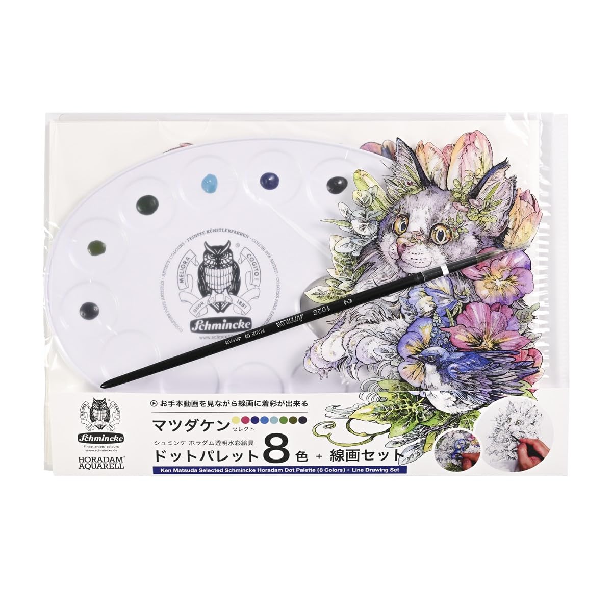 Amazon | Schmincke シュミンケ ホラダム透明水彩絵具ドットパレット
