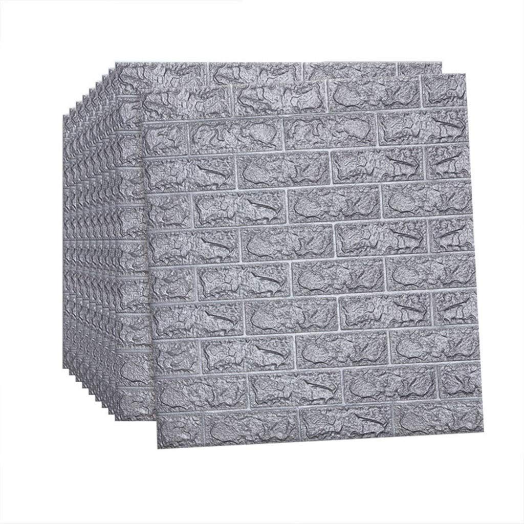 Panneaux muraux 3D pierre auto-adhésifs MU Casiers 77x70 cm