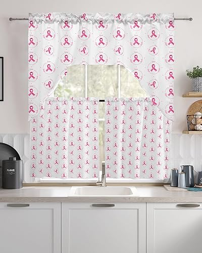 Miniatura 8 de Cortinas de cocina con festón de Navidad, cenefa con bolsillo para barra, paneles de cortina para dormitorio, sala de estar, baño, cafetería,