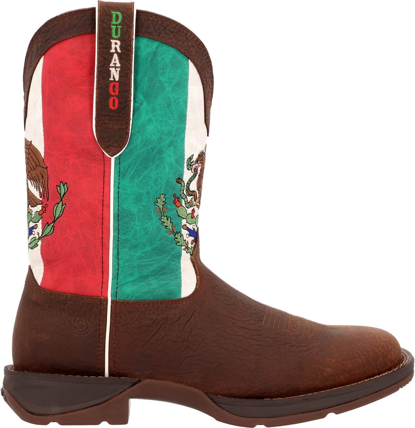 Durango mens Rebel By Durango® Steel Toe Mexico Flag Western Boot - Image 7