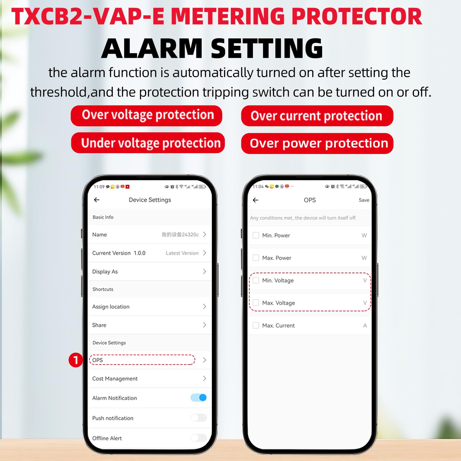 Ewelink wifi interrupteur intelligent interrupteur temps relais minuterie 1P + n 10A 16A 20A 25a 32A 40A 63A 110V 220V télécommande sans fil commande vocale (1-63A Adjustable VA Protect)