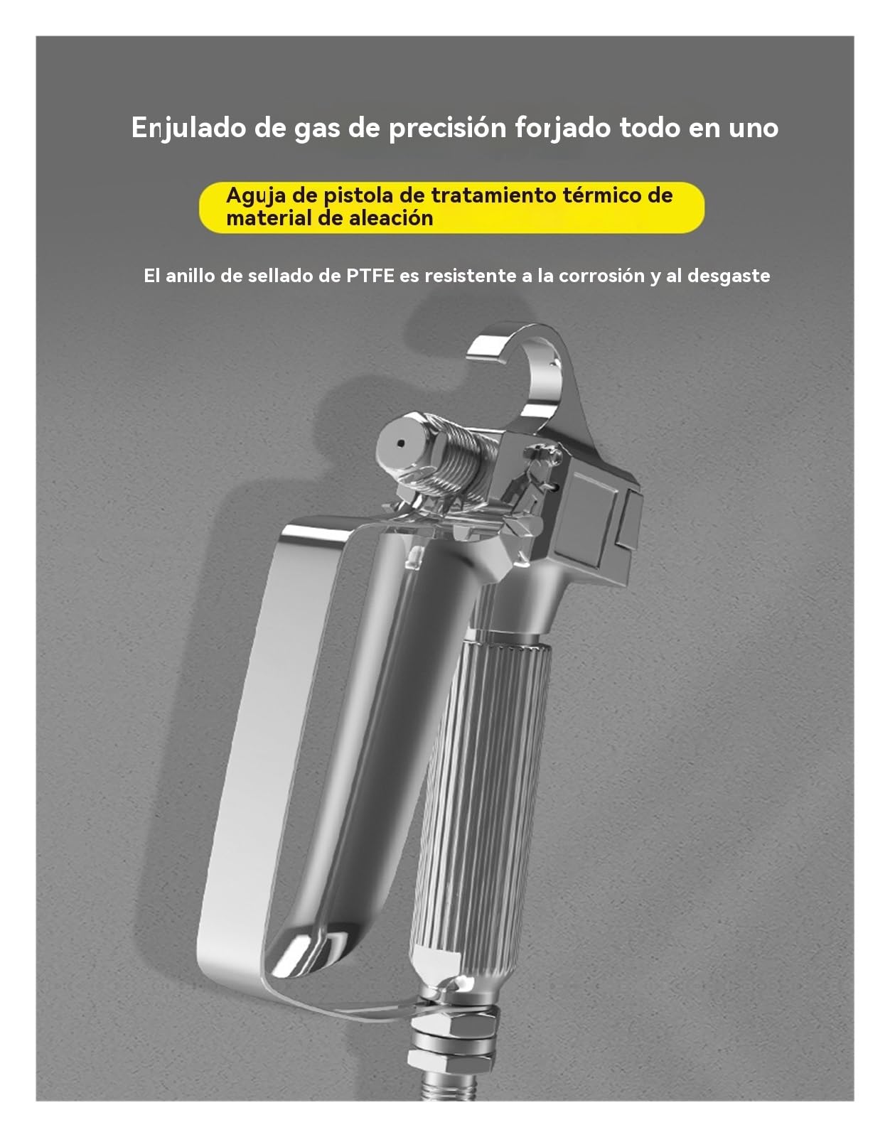 Pulverizador de Pintura, Pistola pulverizadora, accesorios, filtro for cabezal de pistola, pintura de látex, pintura de masilla, varilla universal for pistola pulverizadora con mango recto(1700)