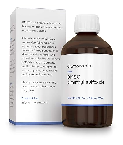 Miniatura 3 de DMSO Pharma Grade 99.9% Ph. EUR. 8.45 fl oz - 8.5 fl oz  DMSO líquido puro en botella de vidrio ámbar  Sin diluir e inodoro  Fabricado en Alemania