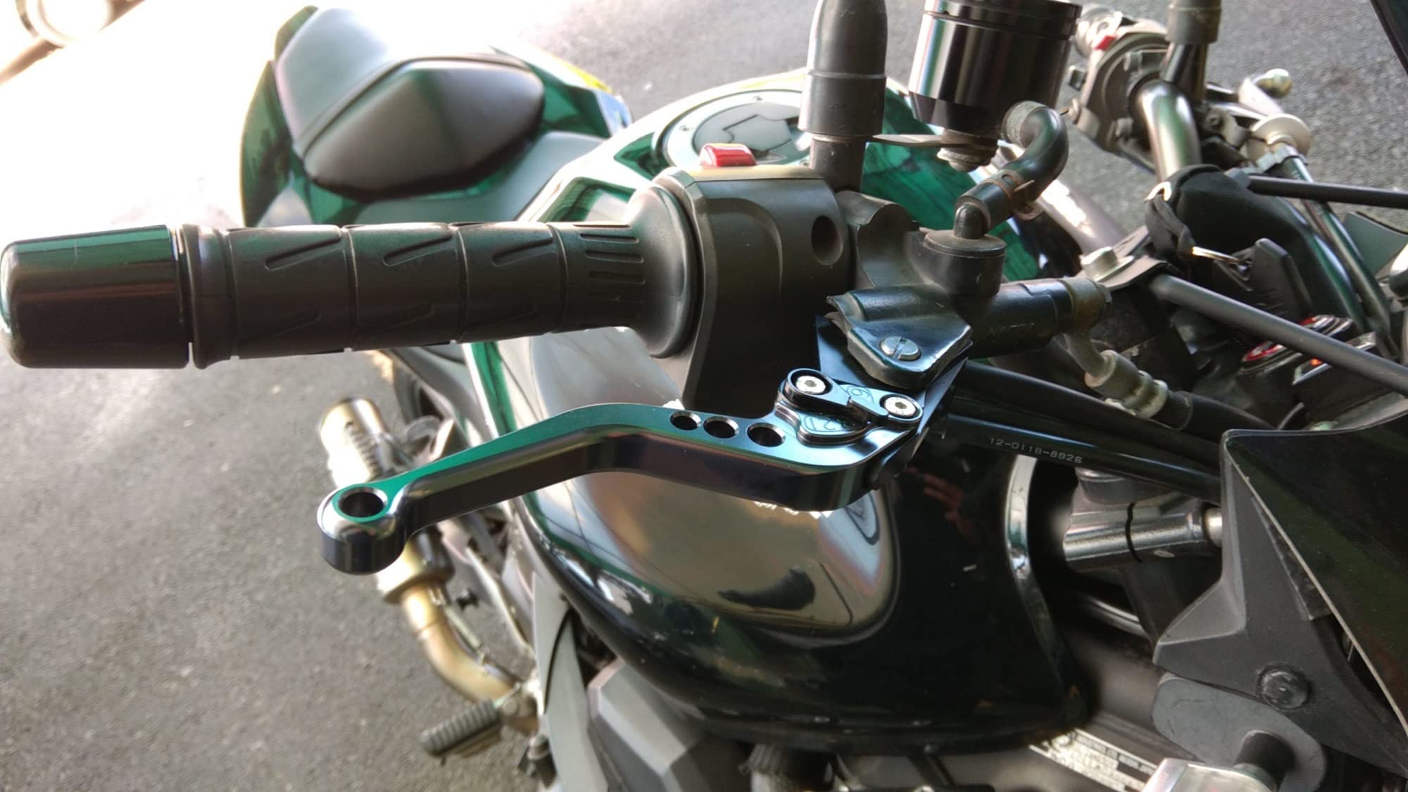 Für PCX125 PCX150 2018 2019 Motorrad CNC Aluminium Bremskupplungshebel Lenker Handbremse Motorradzubehör (Farbe : 3)
