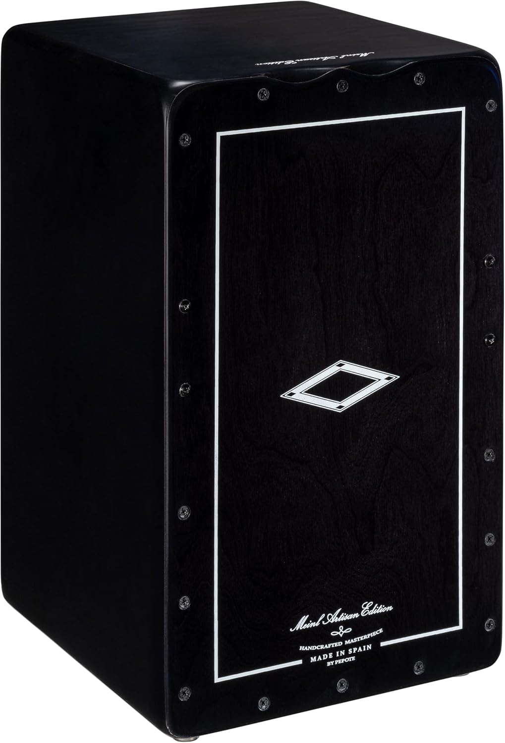 Artisan Edition String Cajon, Baltic Birch — MADE IN SPAIN — Tango Line, 2-YEAR WARRANTY Baltic Birch Satin Black