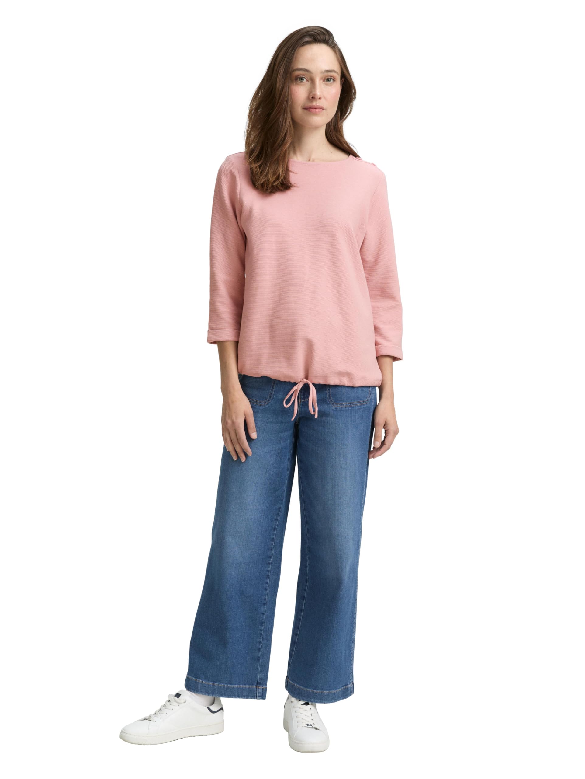 Tom Tailor Basic T-Shirt aus Bio-Baumwolle, Burnt Russet, L – Ansicht 2