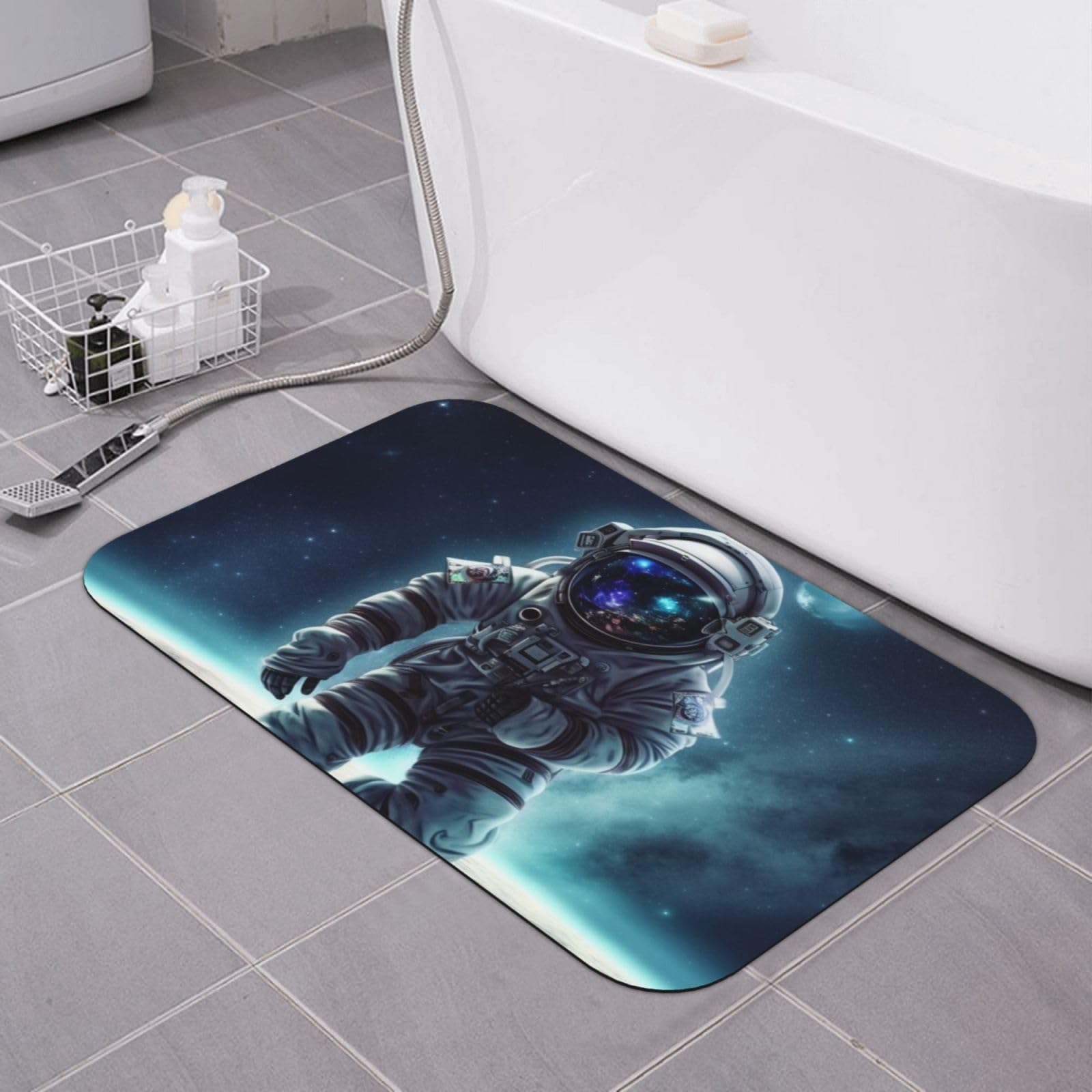 Tapis de douche en diatomite et tapis de sol de salle de bain en pierre super absorbant terre