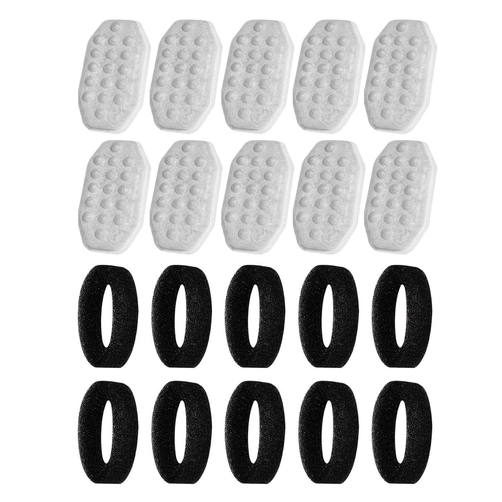 DIMITU Set of 10 Replacement Filter for Automatic Pet Fountain Cats Water Fountain Water Source for Kittens Water Dispenser